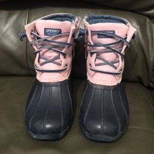 Sperry Duck Boots Girls 13